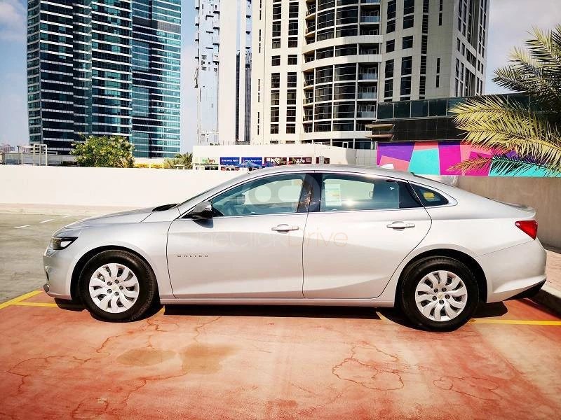 Silver Chevrolet Malibu 2018 for rent in Dubai 2